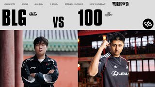 BLG vs 100T, ILS CHOQUENT LE MONDE (WORLDS 2025) 