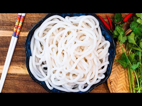 You Won't Believe Making Rice Noodles is This Simple