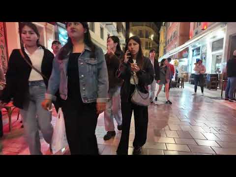 Spain After midnight es Wild nightlife in the heart of the City. #spain  #spainnightlife #2025 #4k