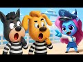 Police Or Thief WaterCity Mystery Funny Stories Sheriff Labrador Kids Cartoon BabyBus