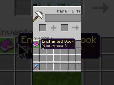 S Playz - How to Make your Minecraft AXE OverPowered (Enchantments)