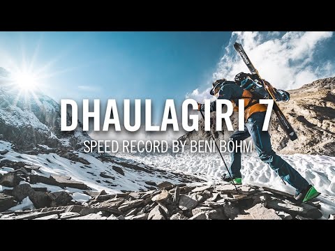 Ski touring speed record on Dhaulagiri 7 summit under 8 hours | Full movie | DYNAFIT