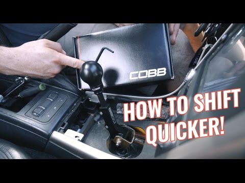COBB SHORT THROW SHIFTER INSTALL!!