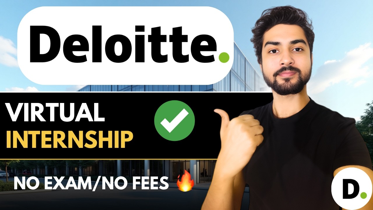Deloitte (Free) Virtual Internship 2026 🔥 No Fees | No Exam + Free Certificate