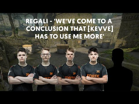 regali - 'We've come to a conclusion that [Kevve] has to use me more'
