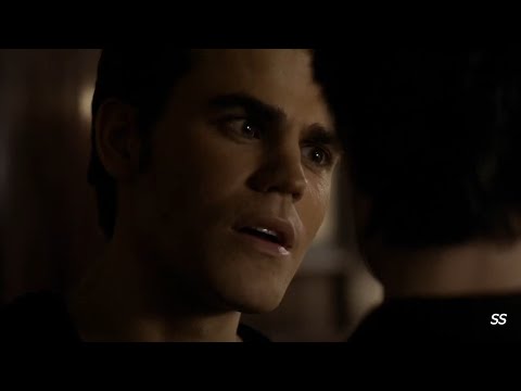 TVD - S2 Ep 19 - Stefan, Elena and Damon -  You heard me. I said, let her go.