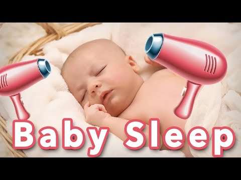 120min - baby hair dryer sound to fall asleep | Hair dryer for babies - hair dryer to sleep