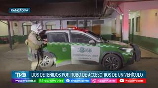 En Rancagua dos detenidos por robo de accesorios de vehículos en Mall Outlet
