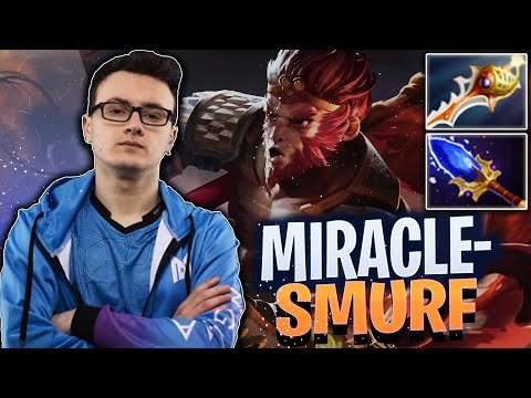 Miracle- Monkey King Full Aggression | Dota 2 7.28c Gameplay