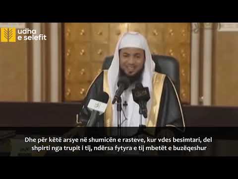 Tani, ta kemi ngritur perden (nga sytë)..  Muhamed Shenkiti (Allahu e ruajtë)