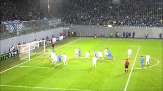 preview picture of video 'Обзор первого тайма Динамо - Наполи (la partita Dinamo - Napoli)'