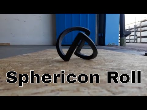 Sphericon Minimalist - Watch it "roll" ... a couple seconds of "fun" ;)