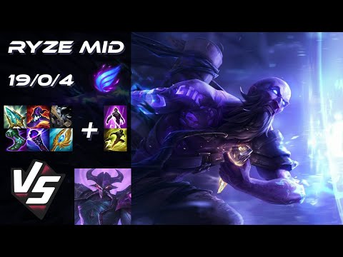 MID Ryze vs Kassadin - NA Grandmaster Patch 25.23