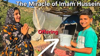Imam Hussein's miracle in Zagros! Tasua's offering shocked a homeless mother! 😭