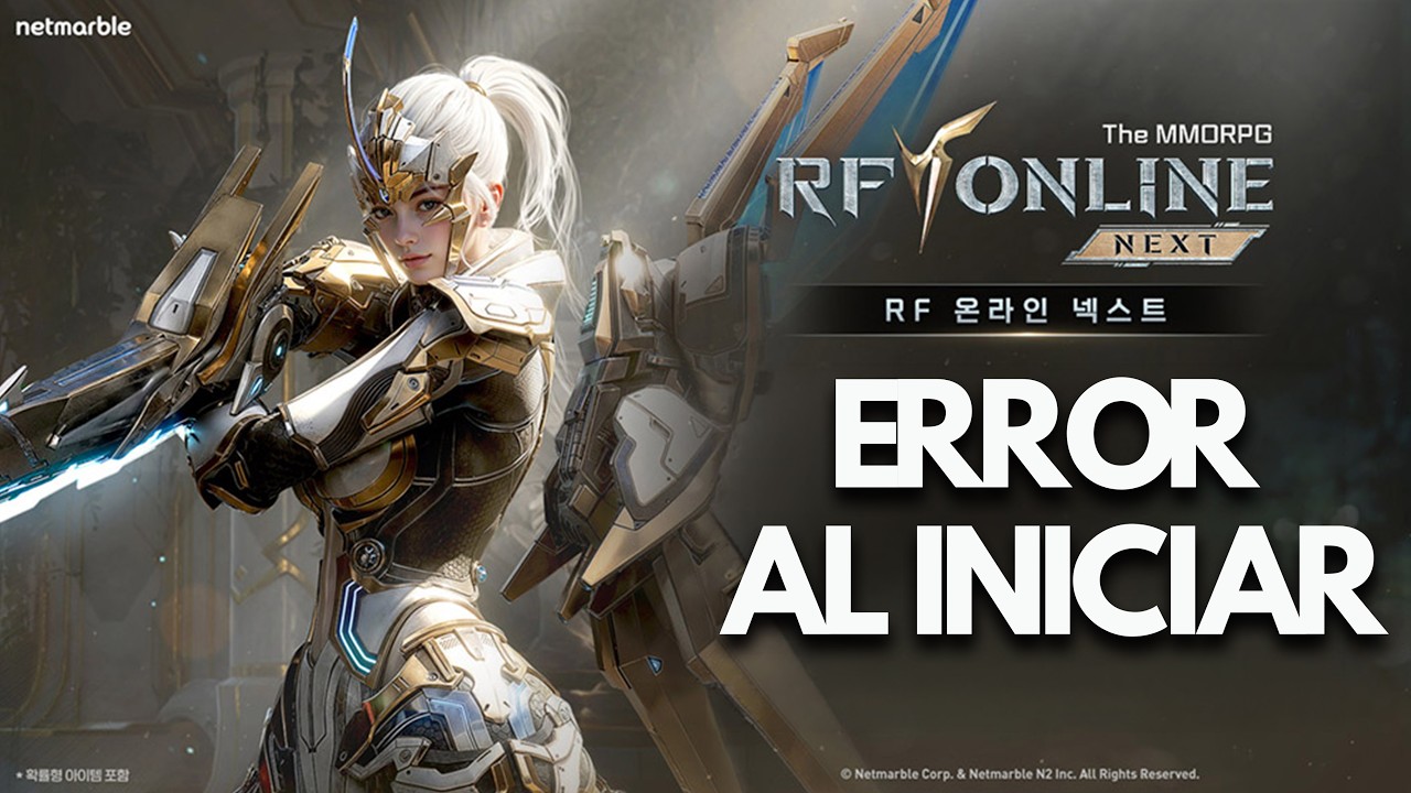 RF ONLINE NEXT: Error al Iniciar, Pantalla Negra, No Inicia Steam PC SOLUCIÓN✅