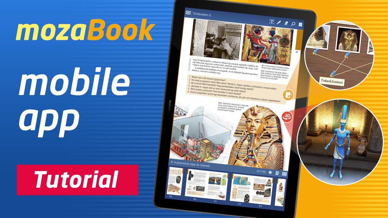 mozaBook - mobile app (iOS and Android)