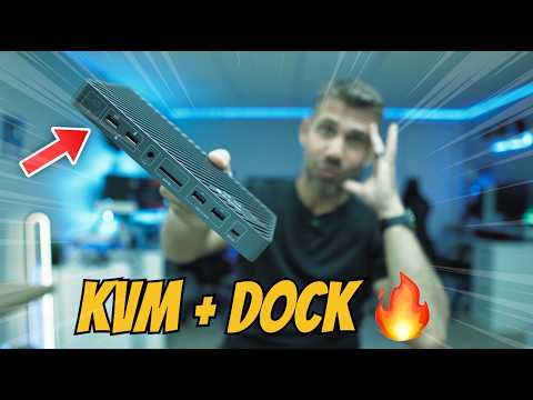 Switch Laptops with 1 Click 🔥 KVM & Docking Station Save Time and Patience! 💼⏱️ AV Access KD E20 🚀