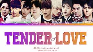 EXO 엑소  – TENDER LOVE (Color Coded Lyrics HAN/ROM/ENG)