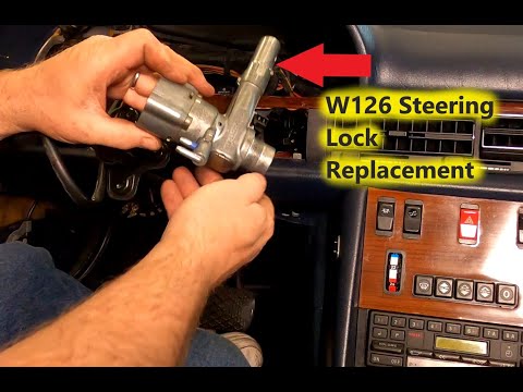 W126 Mercedes Sticking Ignition Key - Part 2 - Steering Wheel/Column Ignition/Lock Replacement
