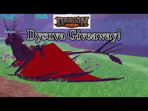 Dysuva Giveaway!?!? (Dragon Adventures Roblox!)