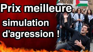 Simulation hallucinante d'une agression ! Oscar de la meilleure victimisation de tous les temps !!