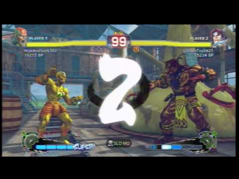 SSF4 [A vs A]: HideAndSeek360(#19 Dhalsim) vs GoldenToy0821(#10 Hawk) Ep.177
