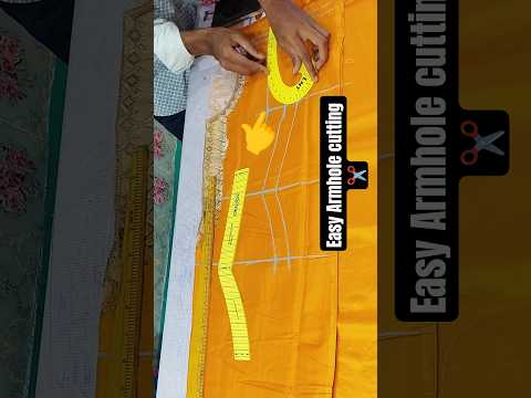 armhole cutting scale ( armhole cutting ) #shortvideo #sewingtips #sleevscutting