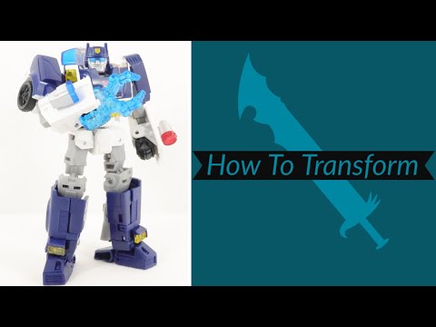 How To Transform: Transform: Transformers Legacy United Deluxe Class Chase