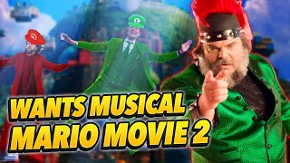 Jack Black Wants The Super Mario Bros. Movie 2 to be a Musical