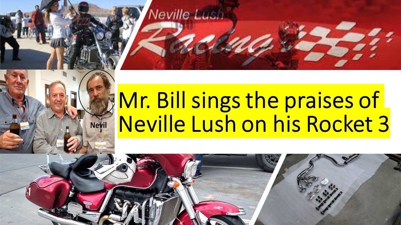 Mr. Bill sings the praises of Neville Lush for mods on his Rocket 3