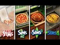 Sims 1 Vs Sims 2 Vs Sims 3 Vs Sims 4 Pizza