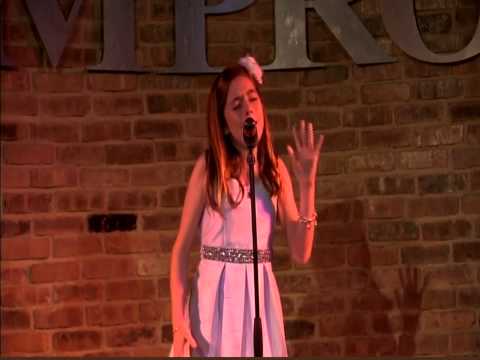 Gabriella Valdes singing "I'd Rather Go Blind"