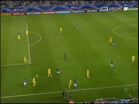 Mondiale 2006 - Italia vs Ucrania - Gol di Toni 3-0 (HQ)
