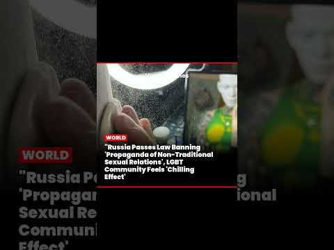 Russia: Putin's Kremlin targets LGBT in new crackdown #shorts
