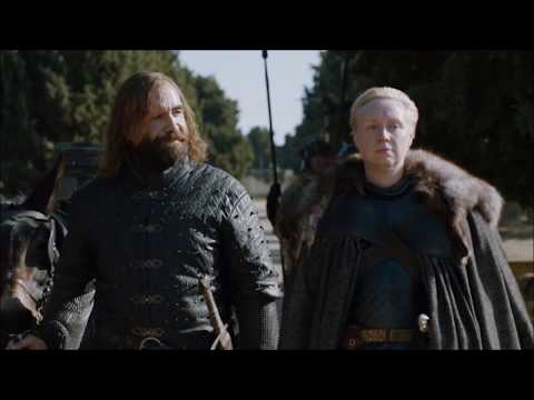 Game of Thrones - 7x07 - Brienne and Sandor talk about Arya