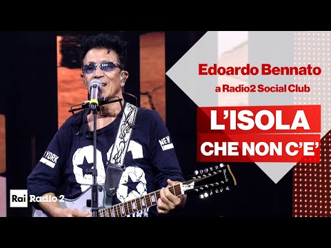 Edoardo Bennato dal vivo a Radio2 Social Club - "L'isola che non c'è"