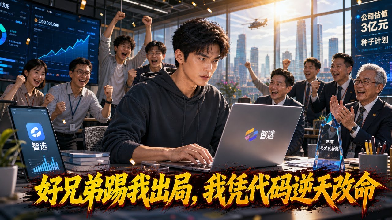 老实程序员被黑心合伙人500万利润只分1%踢出局，怎料他早把代码专利锁死，14天反杀让公司破产