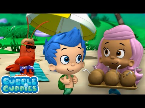 Molly & Gil Go to a Beach Dance Party! 🥥🏖️ | Bubble Guppies