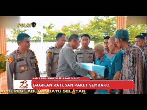 POLRES LABUHANBATU SELATAN GELAR BAKTI SOSIAL