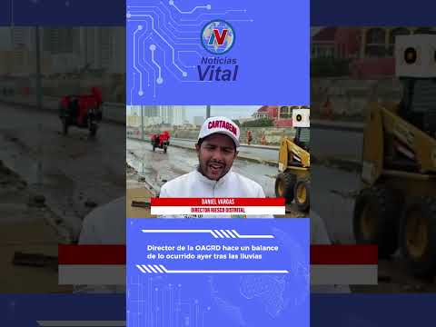 Director de la OAGRD hizo balance tras lluvias en Cartagena #shorts #noticia