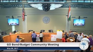 GO Bond/Budget Community Meeting