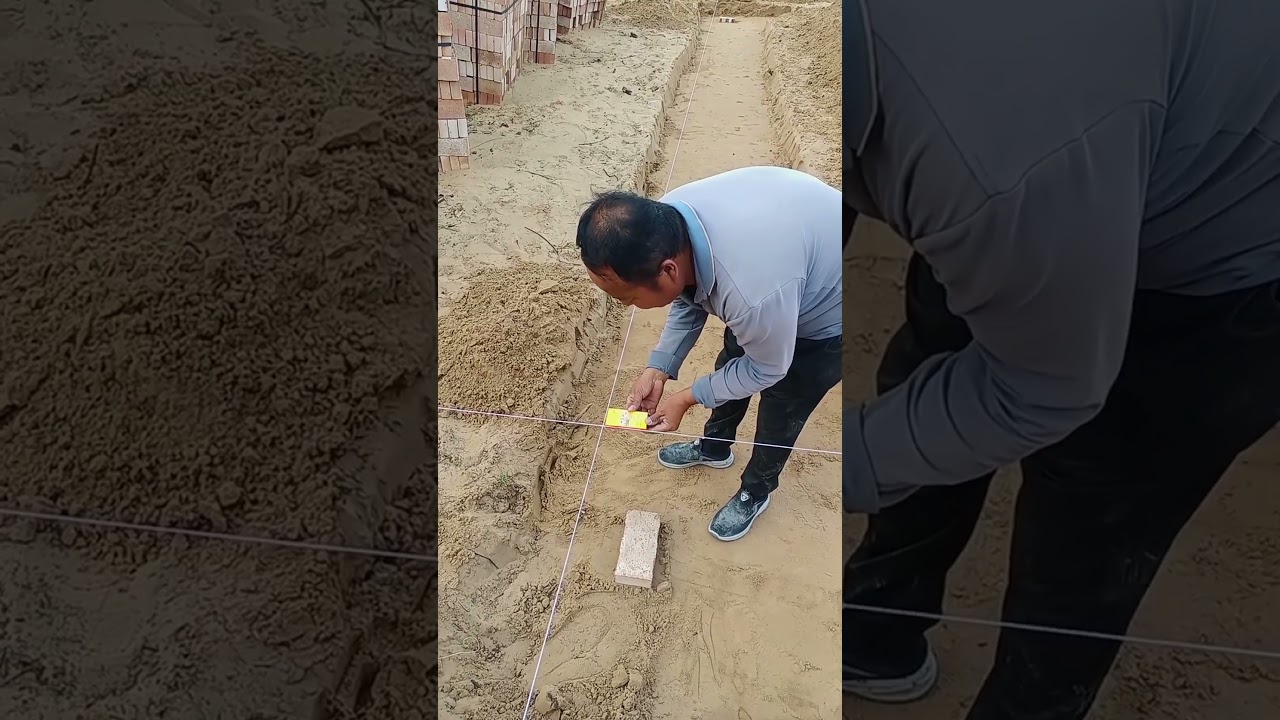 Building corner measurement- Good tools and machinery make work easy