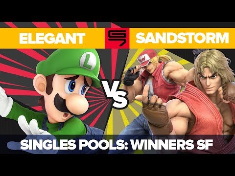 Elegant vs Sandstorm - Ultimate Singles: Pools R2 Winners Semifinal - Genesis 7 |Luigi vs Terry, Ken