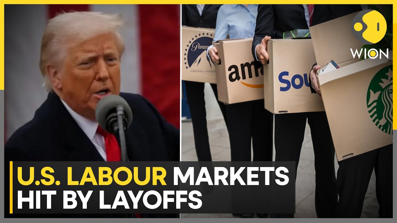 U.S. Labour Markets Hit by Layoffs | WION Business News