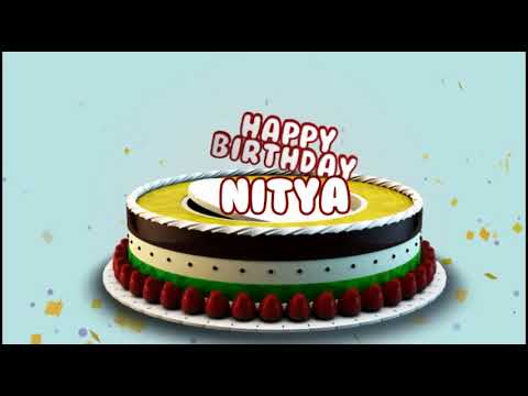 Happy Birthday Nitya | Cake Whatsapp Status
