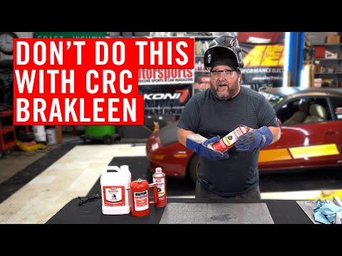 How to Properly Use CRC Brakleen