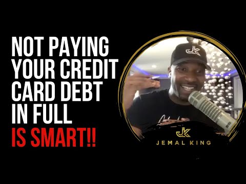 Not Paying Your Credit Card Debt in full IS SMART!!