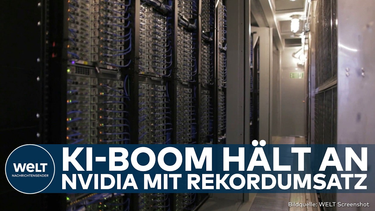 KI: Nvidia erzielt Rekordumsatz – Boom sorgt für starkes Wachstum