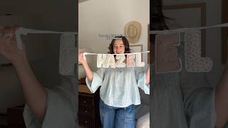 FIRST BIRTHDAY DECOR DIY: DAY 4 making a new puffy letter banner #firstbirthday #onesillygoose #diy