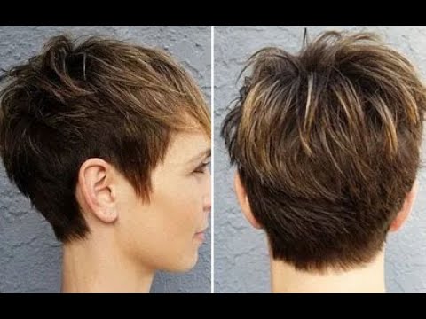 Very Short Layered Pixie Haircut for women | How to...